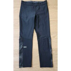 Under Armour Cold Gear Pants Womens S Warm Up Track Compression Running Black